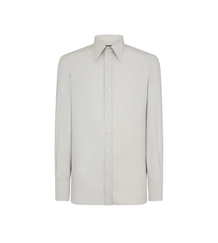 WASHED TWILL SLIM FIT SHIRT online